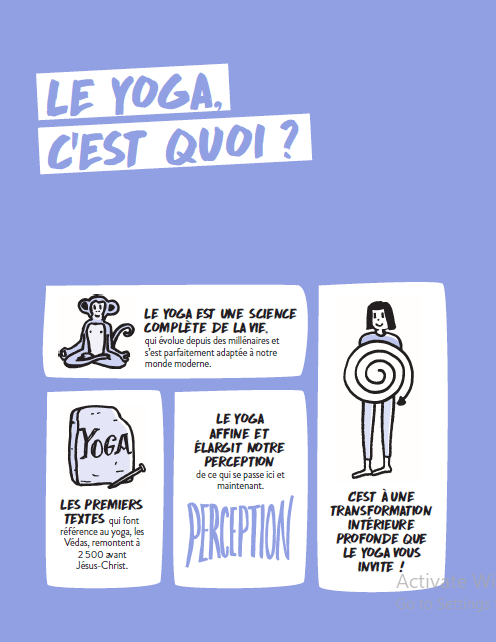 le yoga c'est quoi? " Yoga, zéro blabla", Editions Marabout, Dominique Casaux